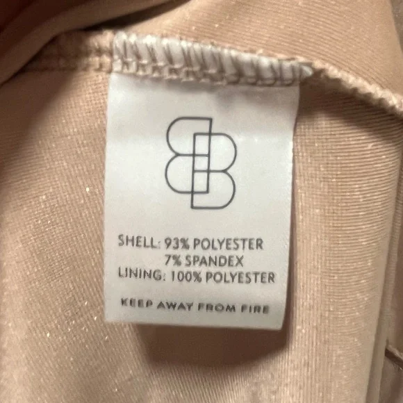 Baltic Born Meghan Velvet Wrap Maxi Dress Champagne Stretch Bridesmaid Event M - Picture 10 of 11